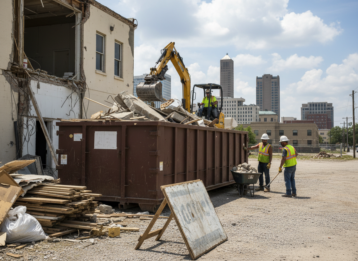 Best Practices For Loading Construction Debris From Local Bartlesville Projects
