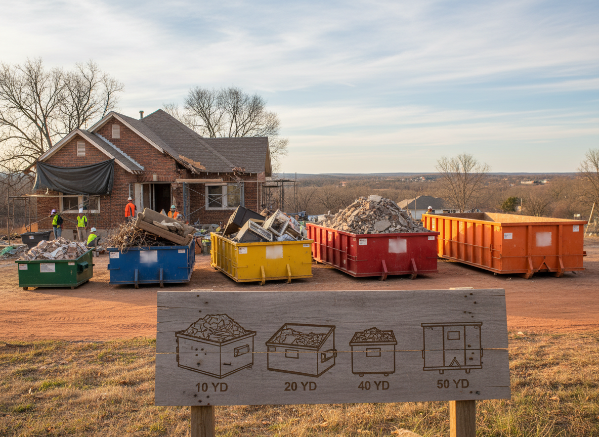 Rolloff Dumpster Size Guide For Bartlesville Home Renovations