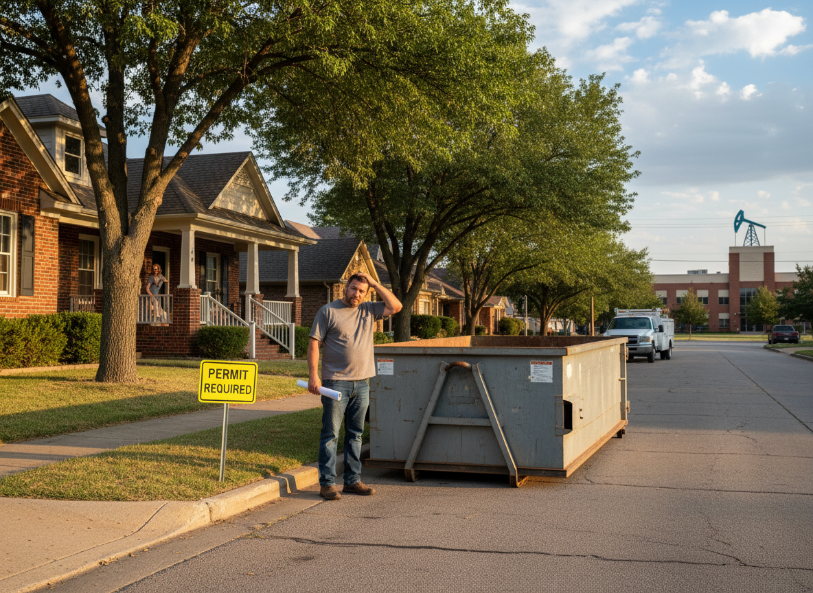 When Bartlesville Residents Need Permits For Rolloff Dumpster Rentals